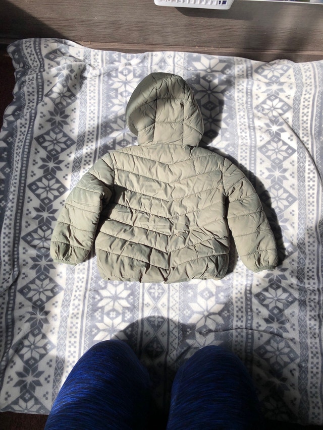 George Puffer Jacket - Size 4T - Olive Green - photo 3