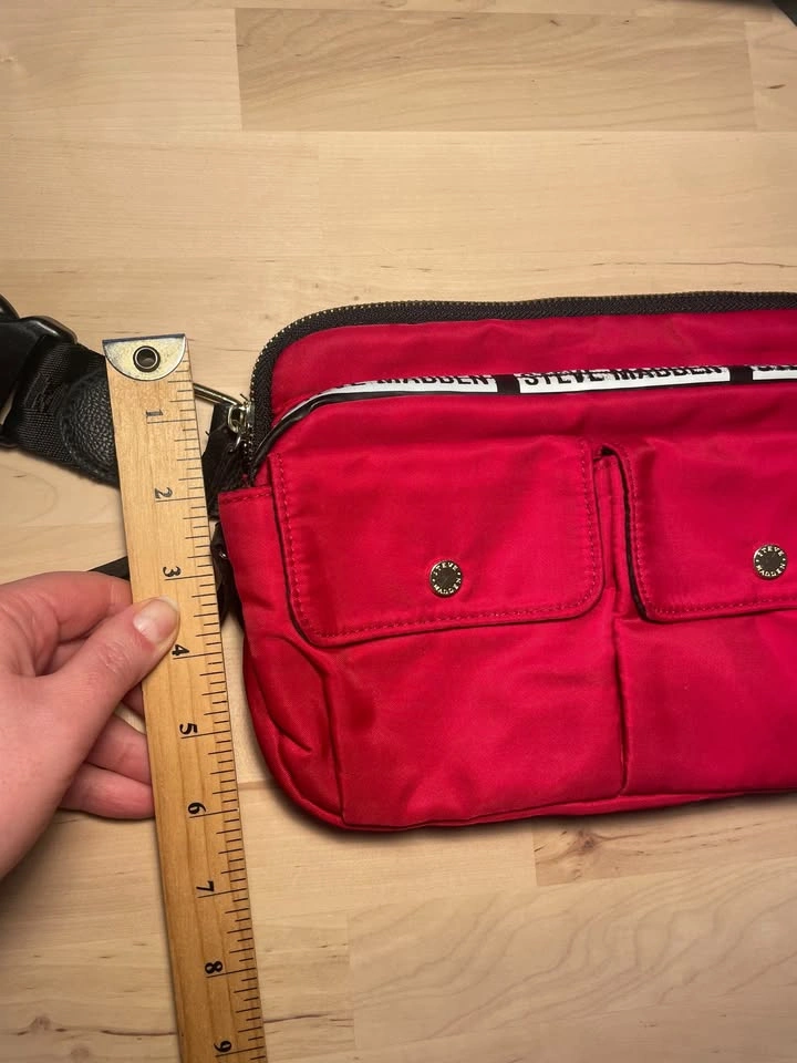 Red waist / crossbody bag / fanny pack - photo 2