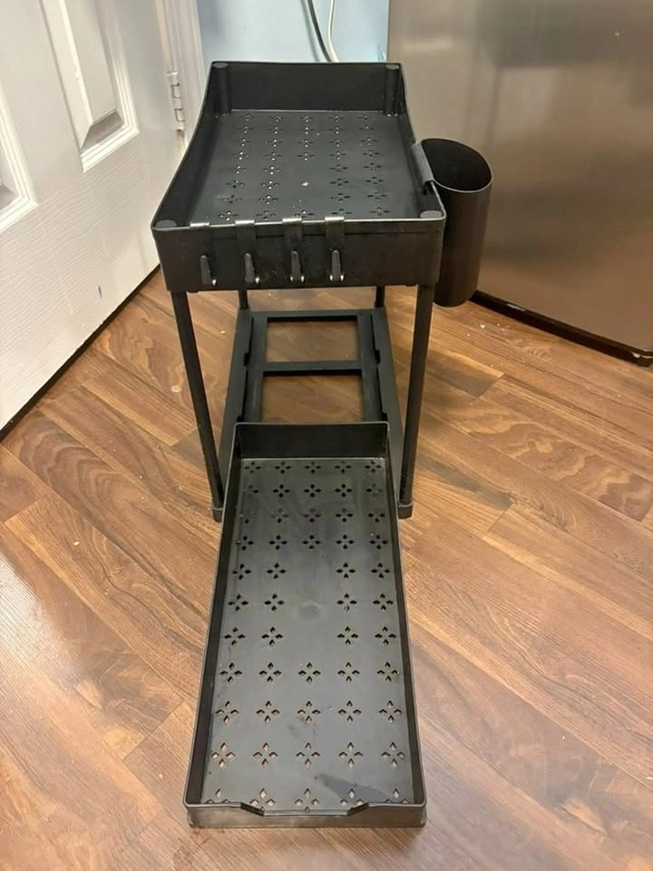 Cabinet organizer shelf / storage - Moving next week!