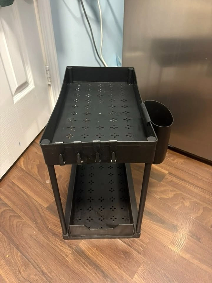 Cabinet organizer shelf / storage - Moving next week! - photo 2