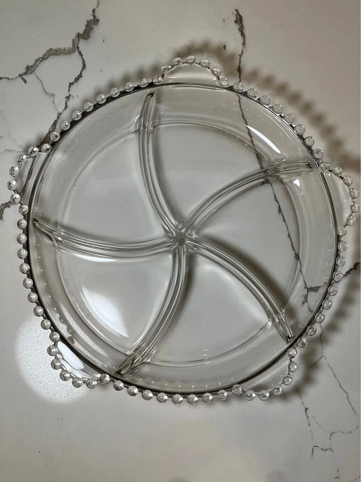 Vintage Imperial Glass Candlewick 5-Part Relish Dish - photo 3