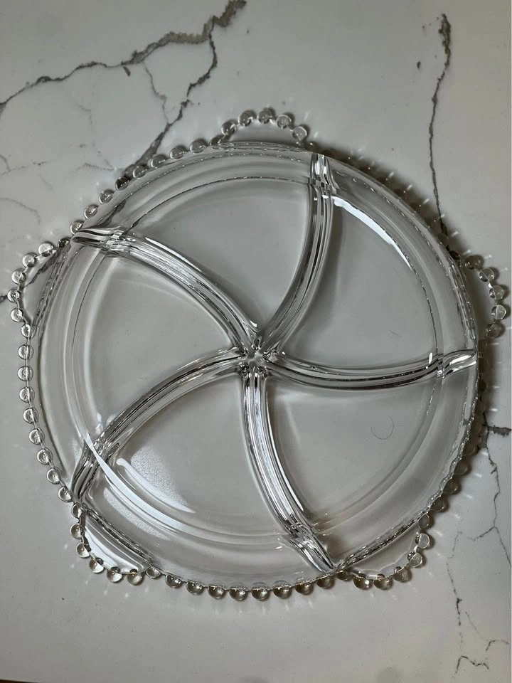 Vintage Imperial Glass Candlewick 5-Part Relish Dish - photo 4