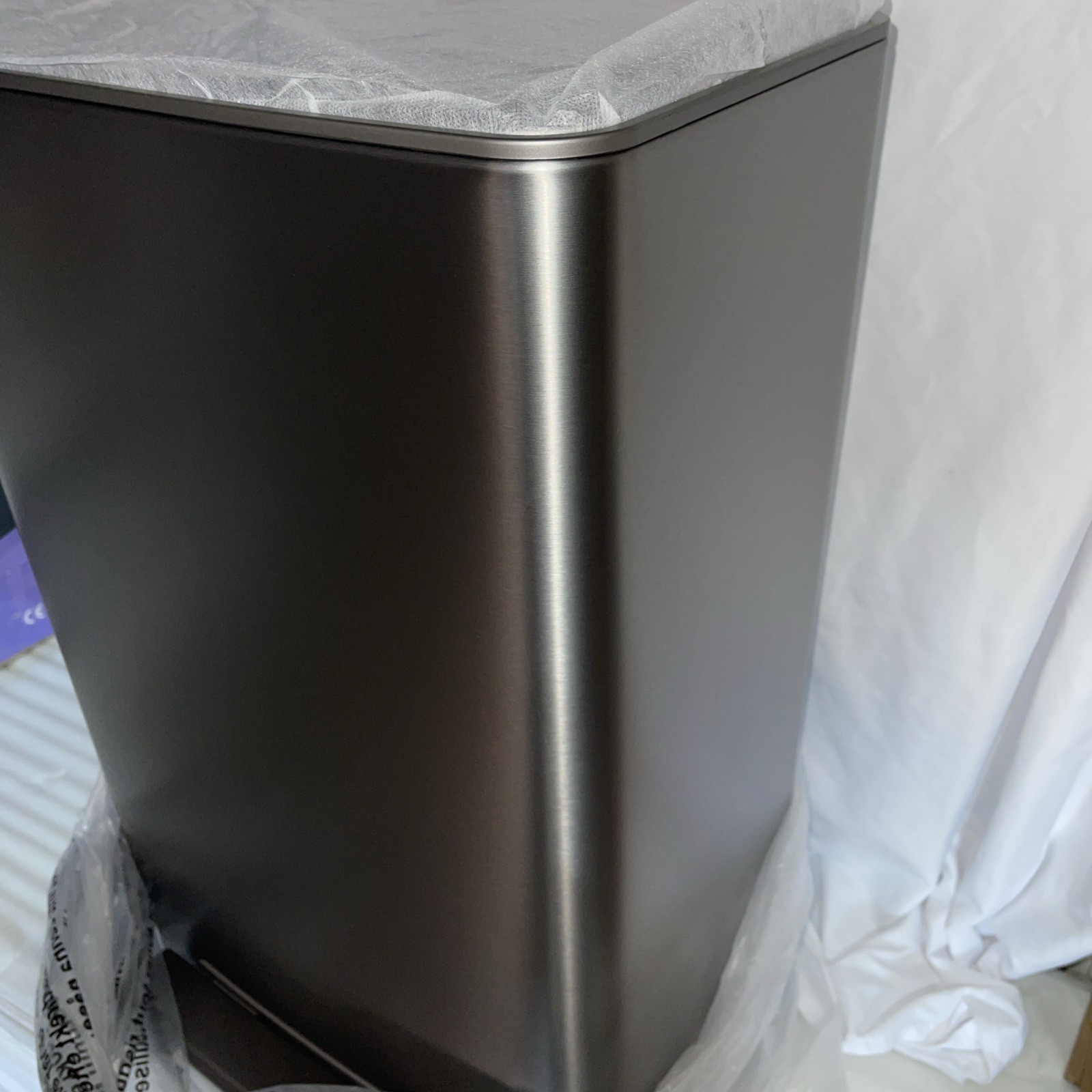 Kohler 47L Step Trash Can - Silver Stainless Steel - photo 4