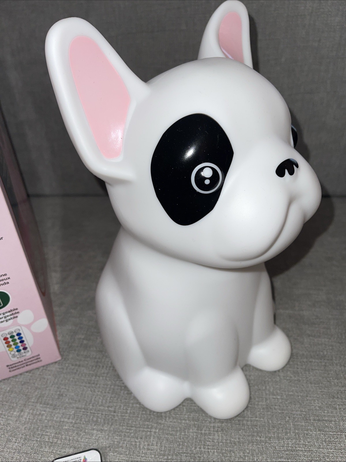 Jumbo Buddies Squeezable Lamp Frenchy Dog Night Light 12" - photo 3