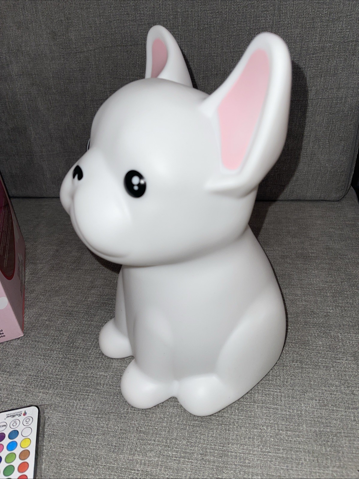 Jumbo Buddies Squeezable Lamp Frenchy Dog Night Light 12" - photo 4