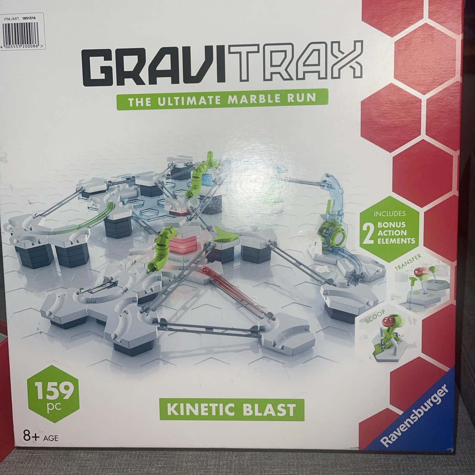 Gravitrax Kinetic Blast Ultimate Marble Run Set 159-Piece STEM T