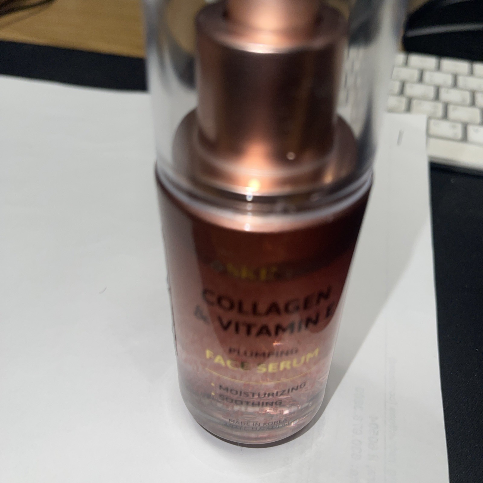 New COLLAGEN & VITAMIN E PLUMPING FACE SERUM MOISTURIZING & SOOT - photo 2