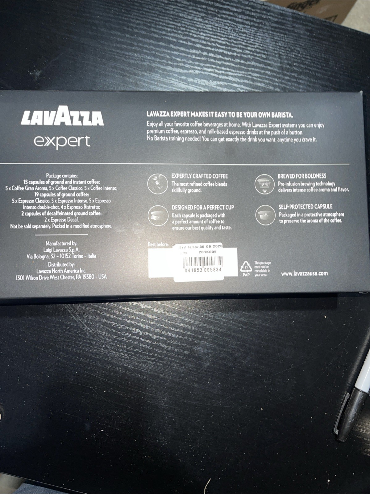 Lavazza Expert Variety Pack, Compatible w/ Lavazza Classy Machin - photo 2