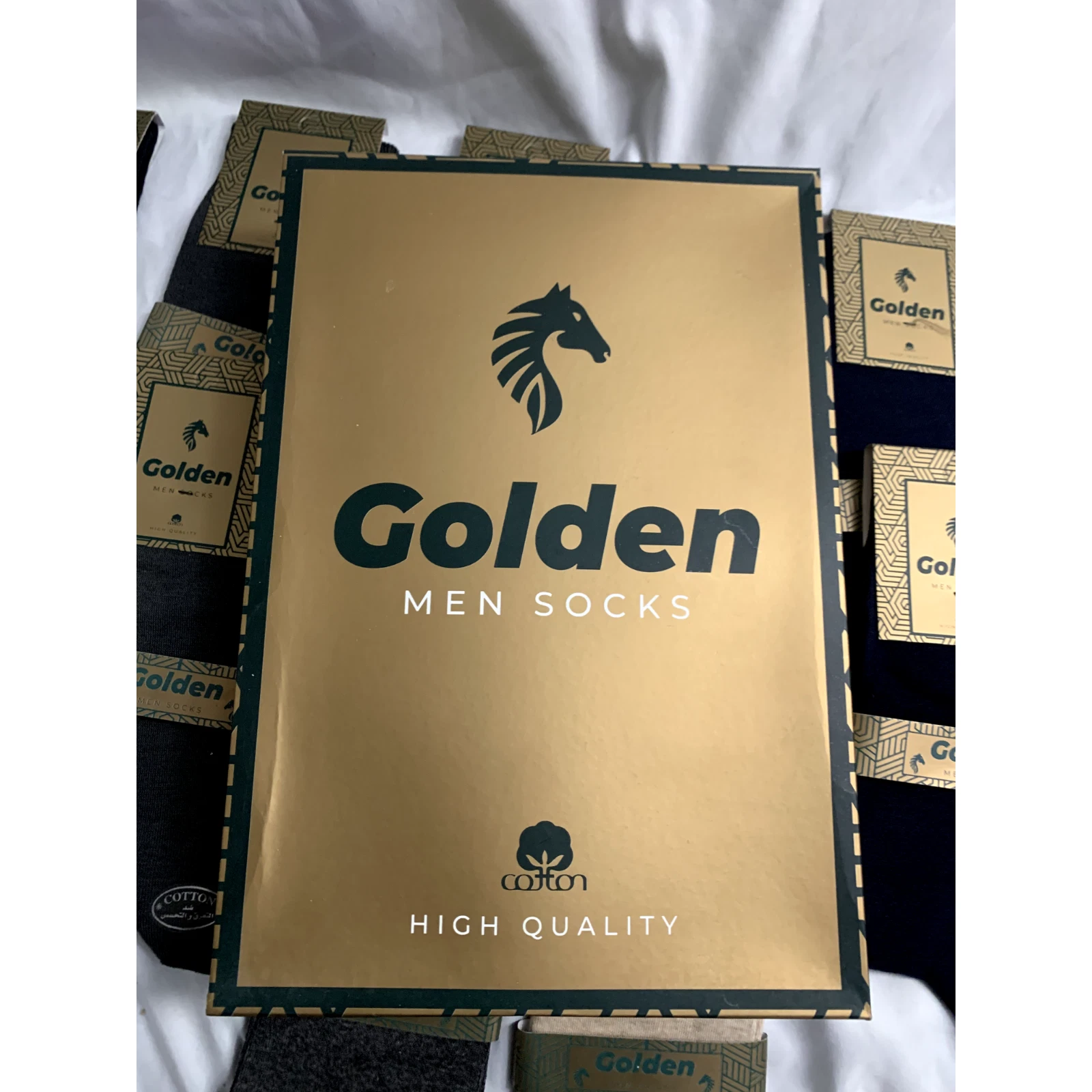 12 Pairs Men's Cotton Quarter Socks - Multicolor - photo 2