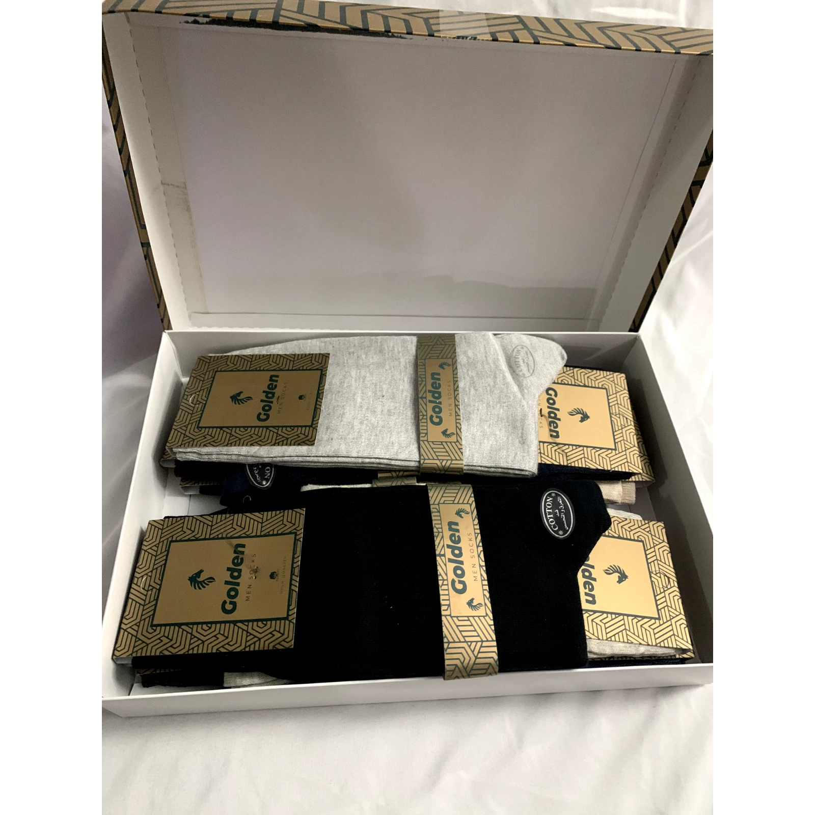 12 Pairs Men's Cotton Quarter Socks - Multicolor - photo 4