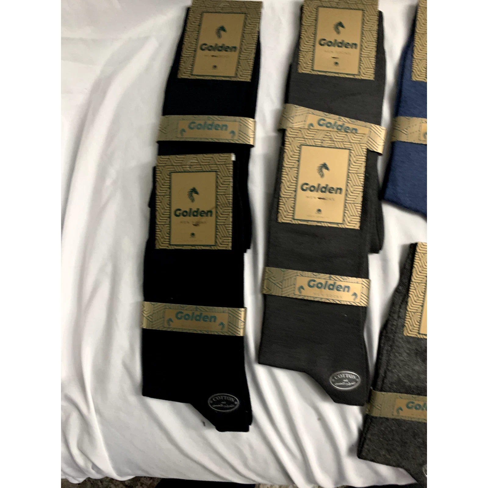 12 Pairs Men's Cotton Quarter Socks - Multicolor - photo 5