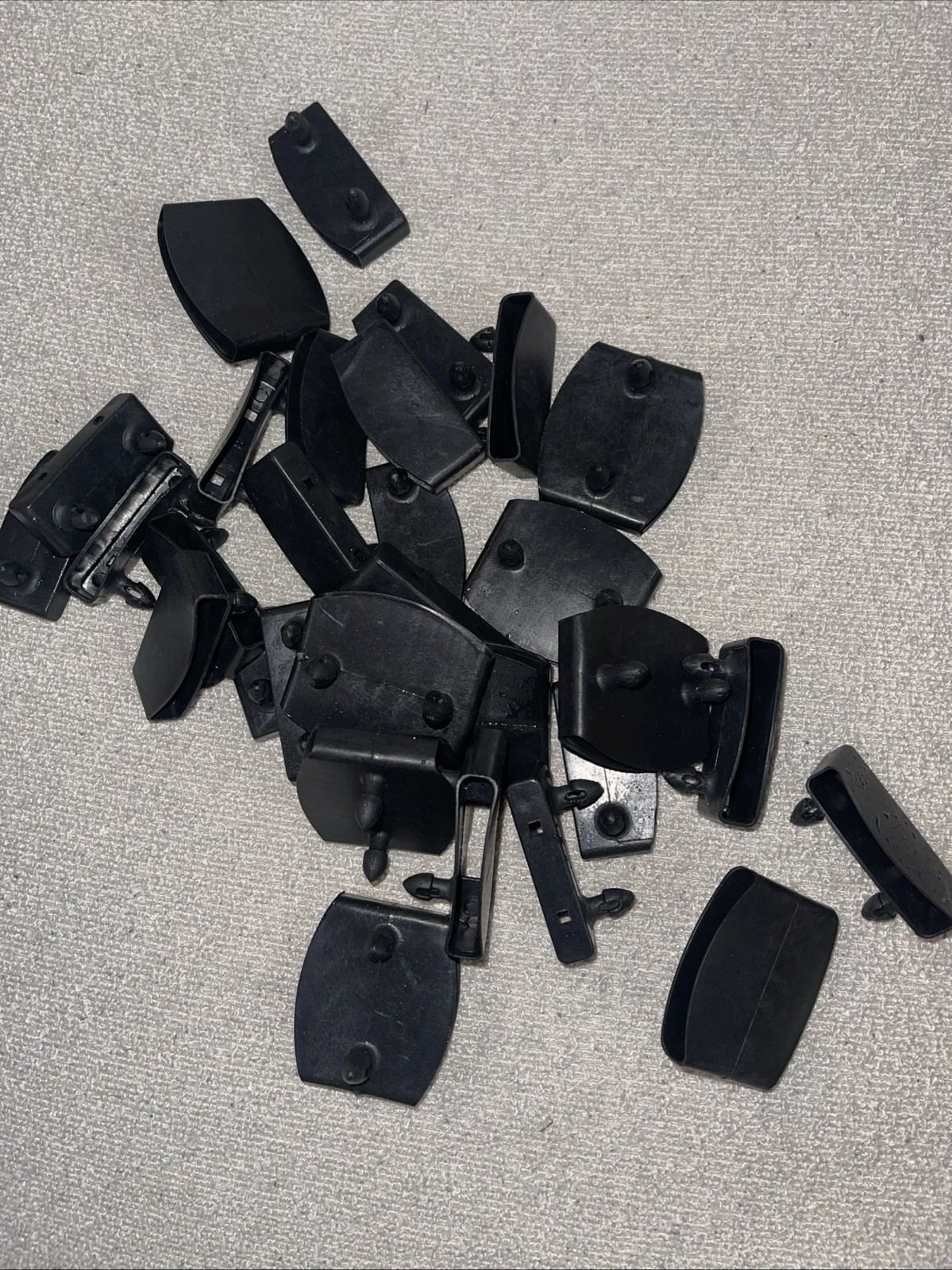 30pcs 57x8mm Plastic Bed Slat End Caps Holders
