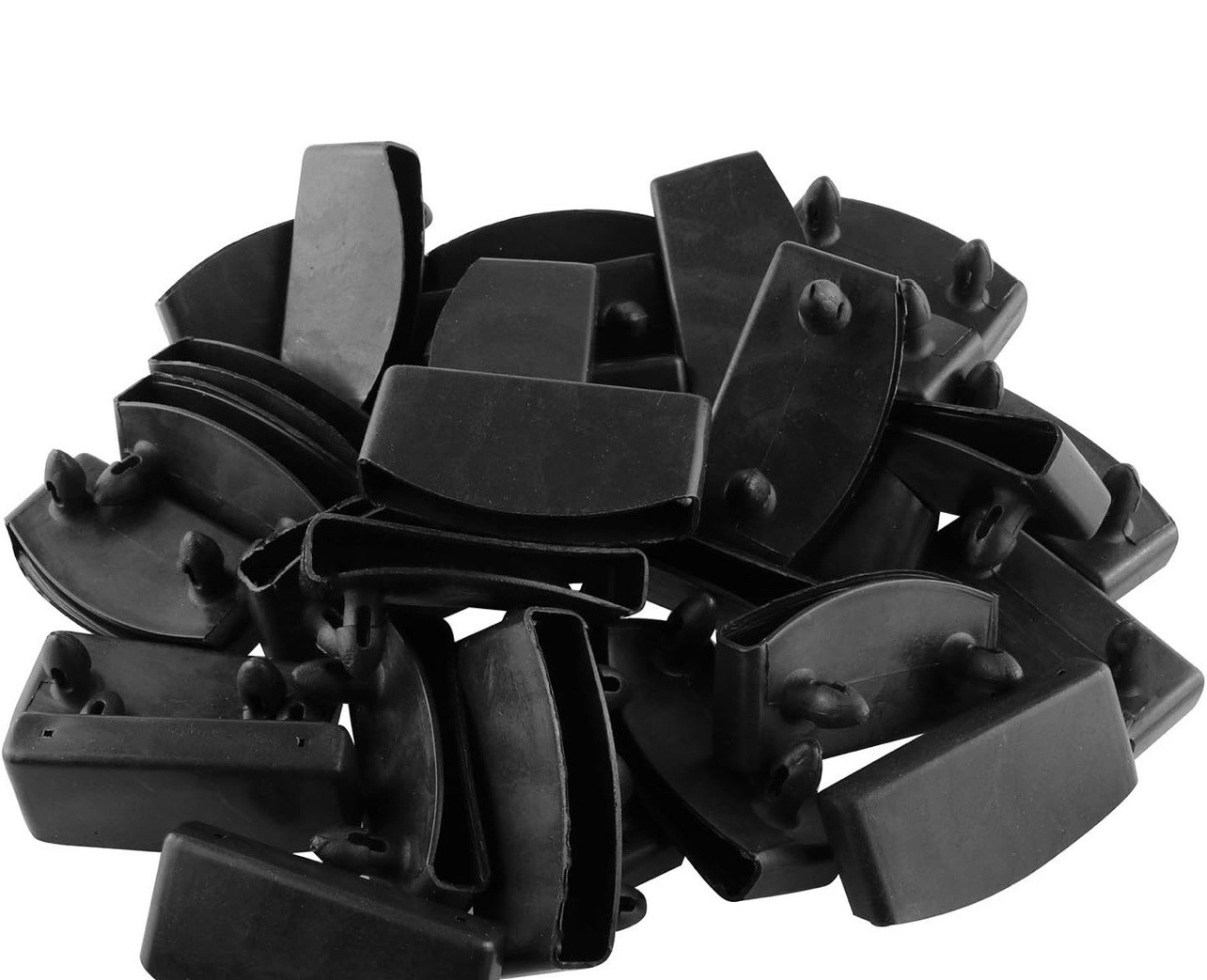 30pcs 57x8mm Plastic Bed Slat End Caps Holders - photo 2