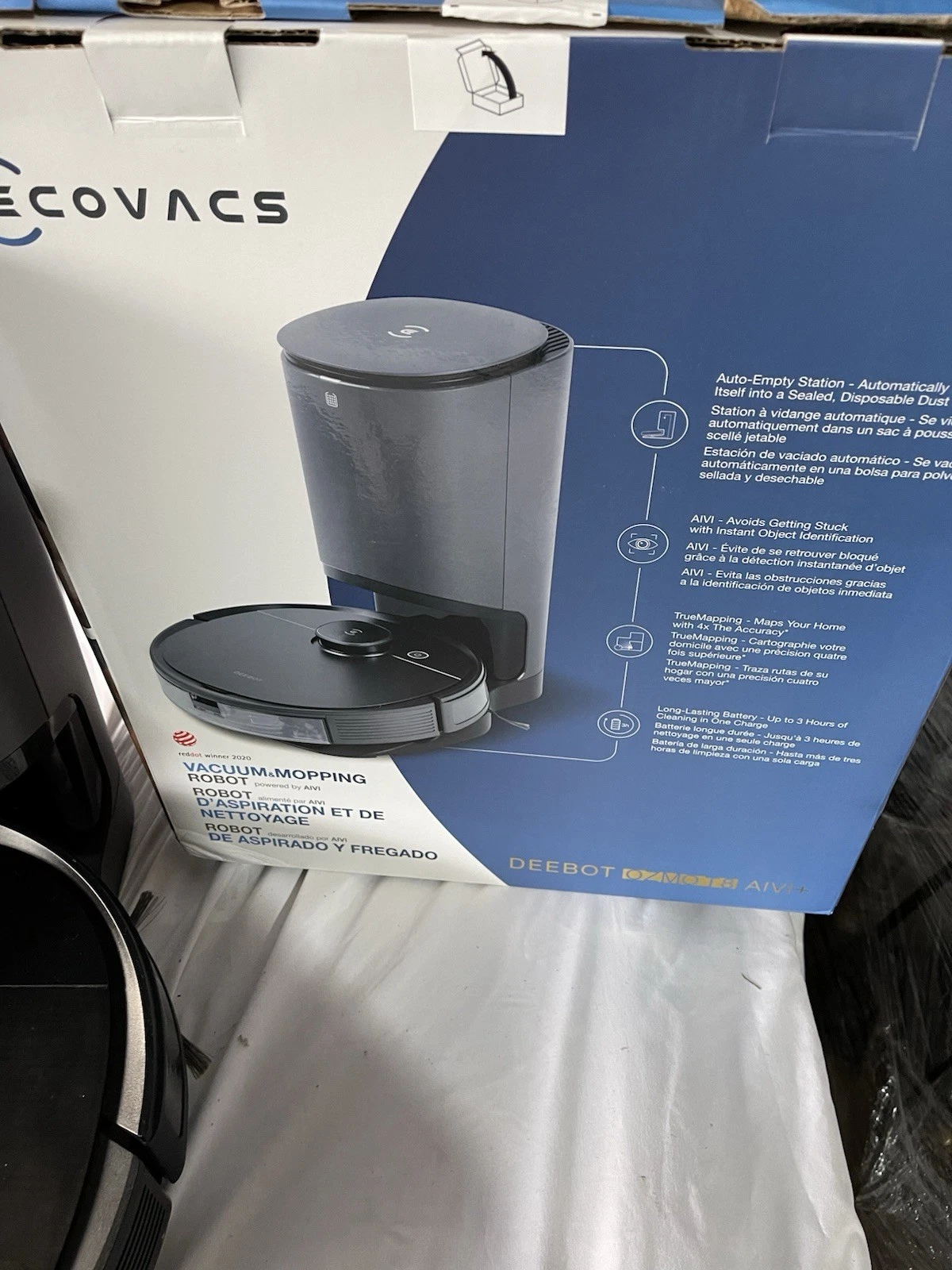 Ecovacs DEEBOT OZMO T8+ Robot Vacuum & Mop Combo