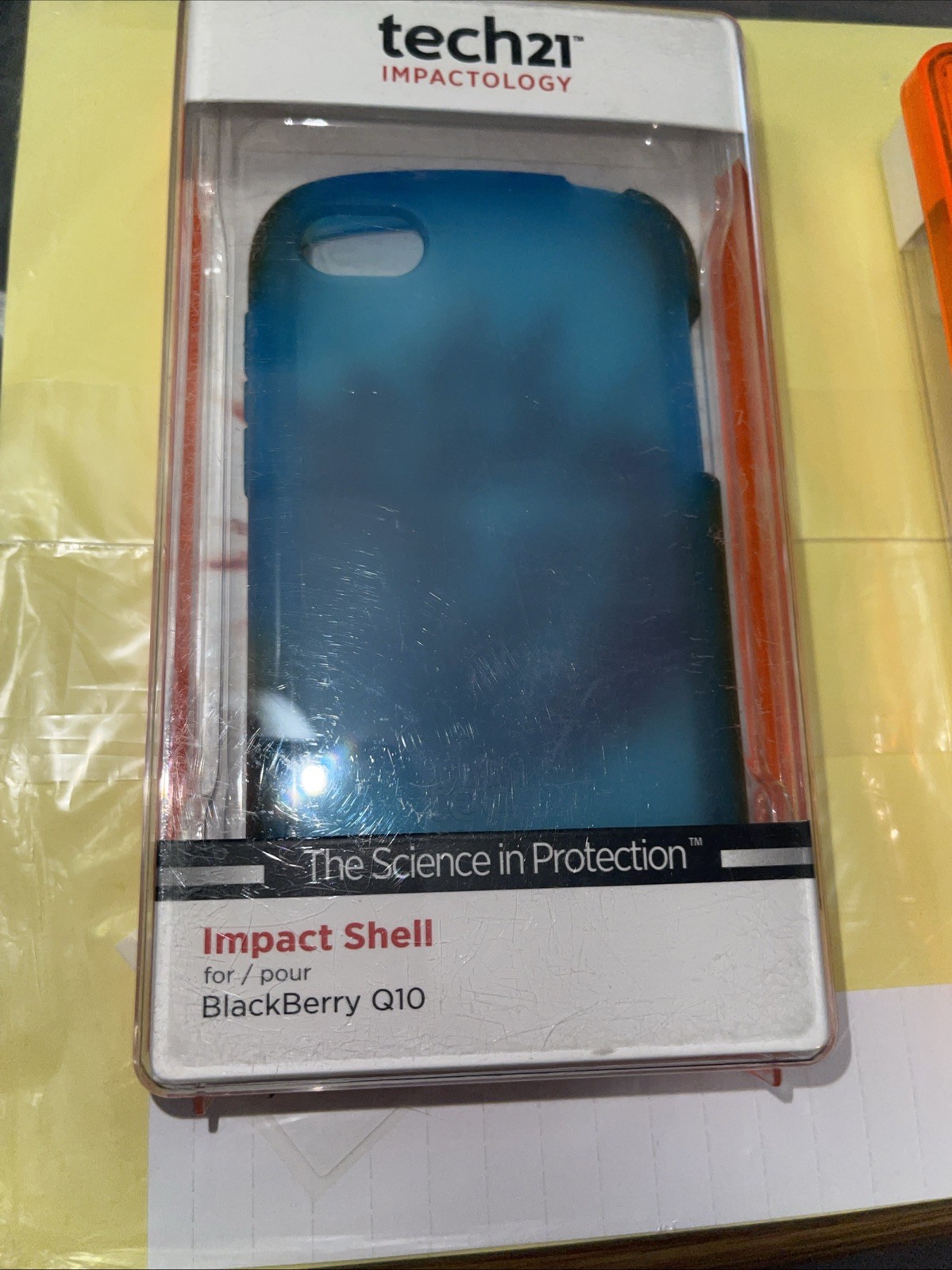 BlackBerry Q10 Blue OEM Rim Cover Case