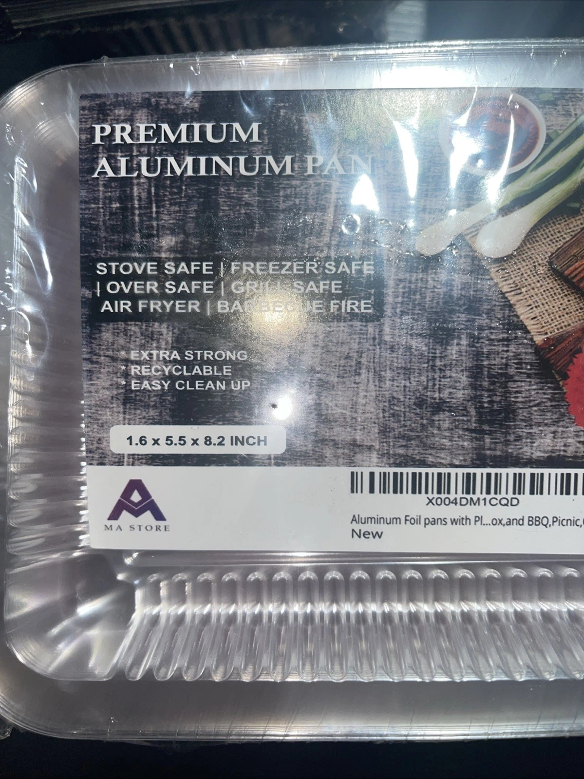 New Aluminum Foil Pans with Lids (8.2x5.5x1.6) - photo 2