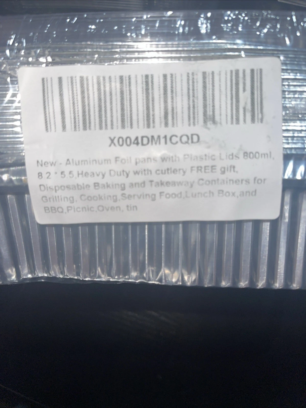 New Aluminum Foil Pans with Lids (8.2x5.5x1.6) - photo 3