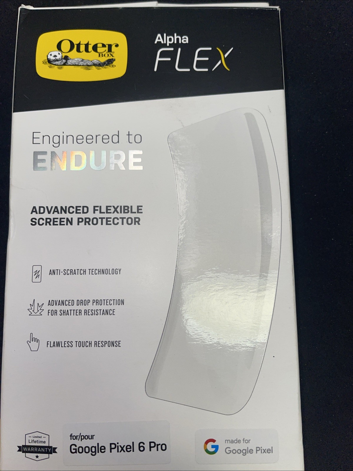 OtterBox Alpha Flex Screen Protector for Google Pixel 6 Pro