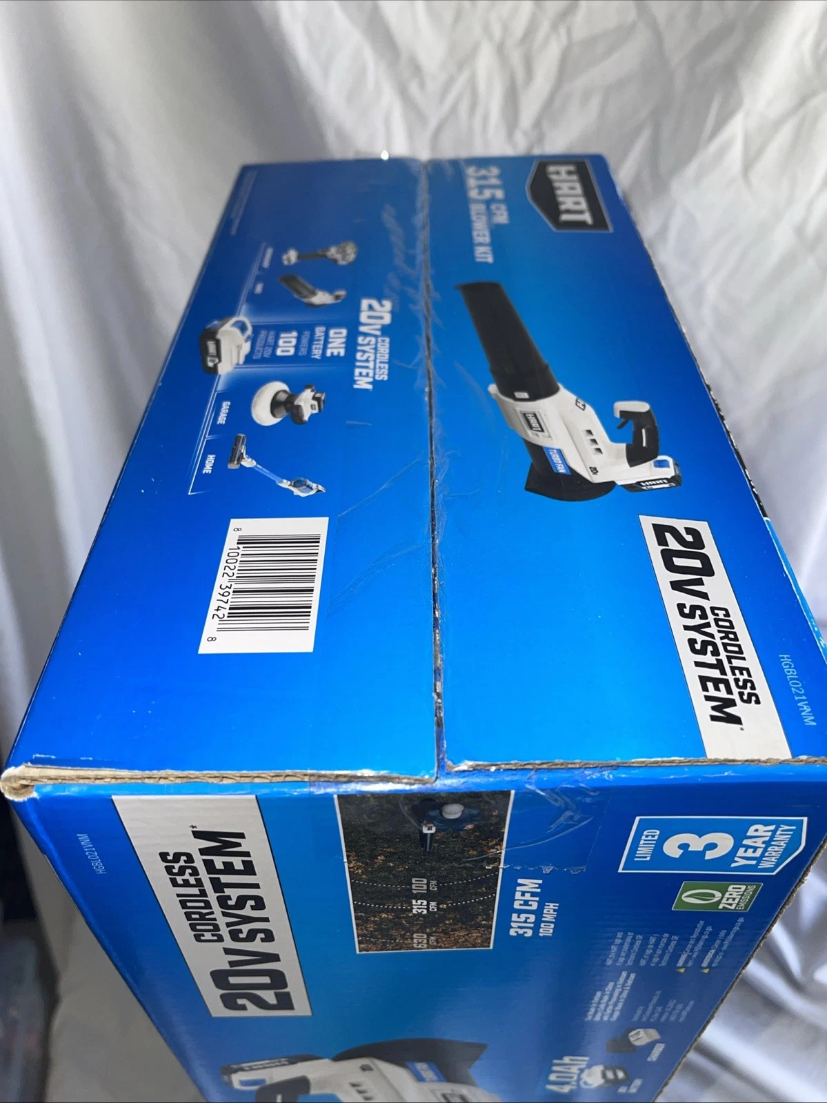 HART 20V Cordless Blower w/ 4.0Ah Battery & Charger - photo 3