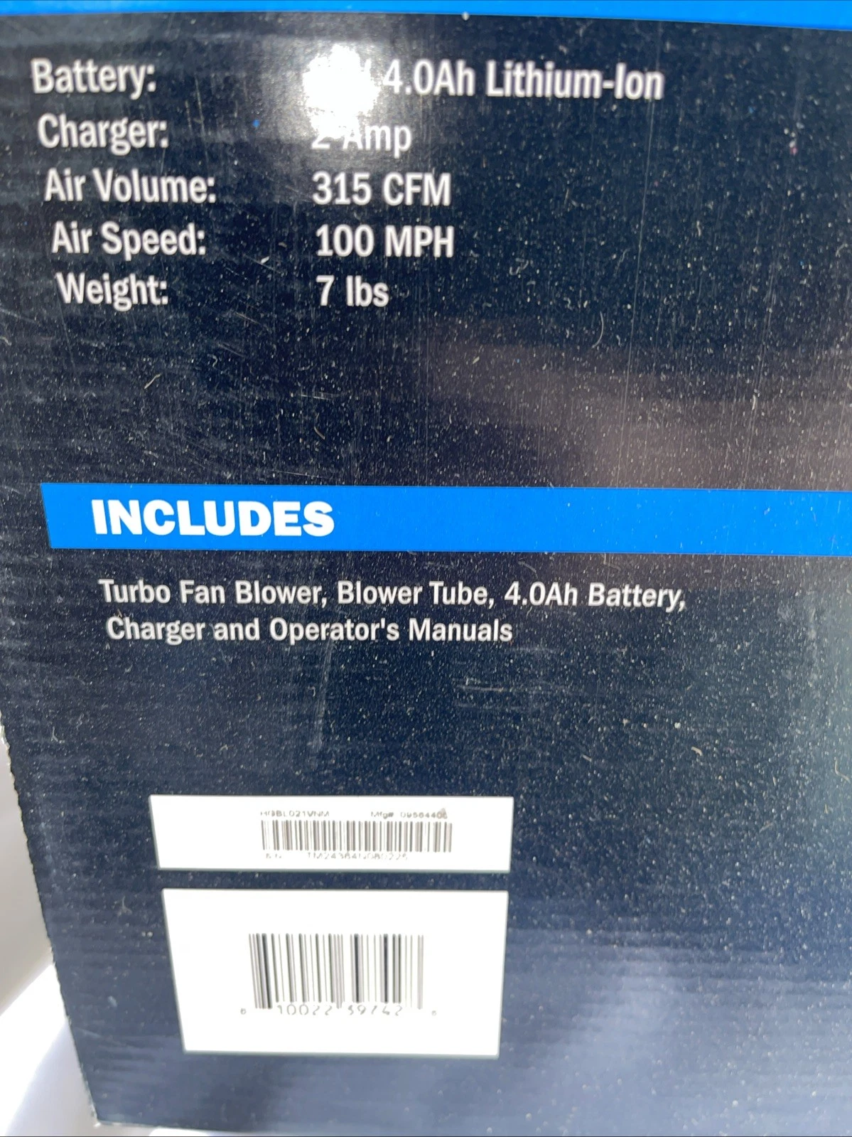 HART 20V Cordless Blower w/ 4.0Ah Battery & Charger - photo 5