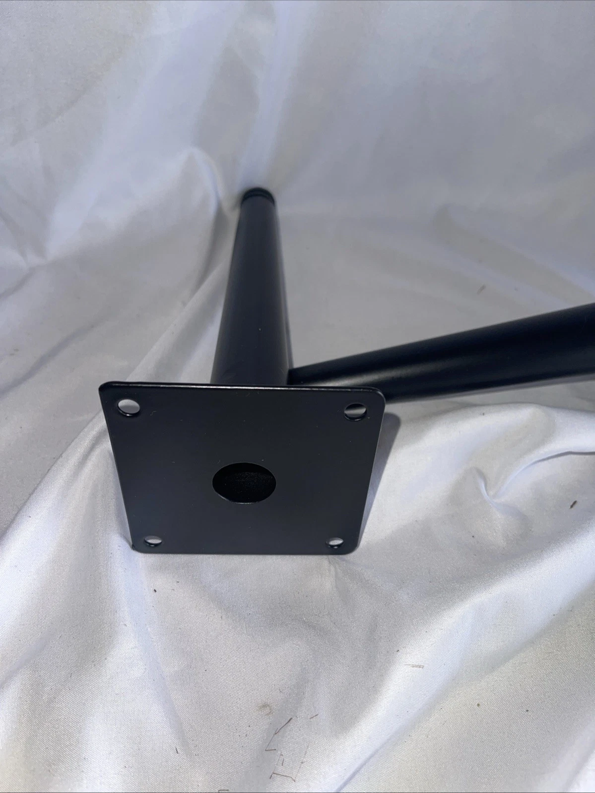 2 Matte Black Metal Stool Legs 7.5" - photo 3