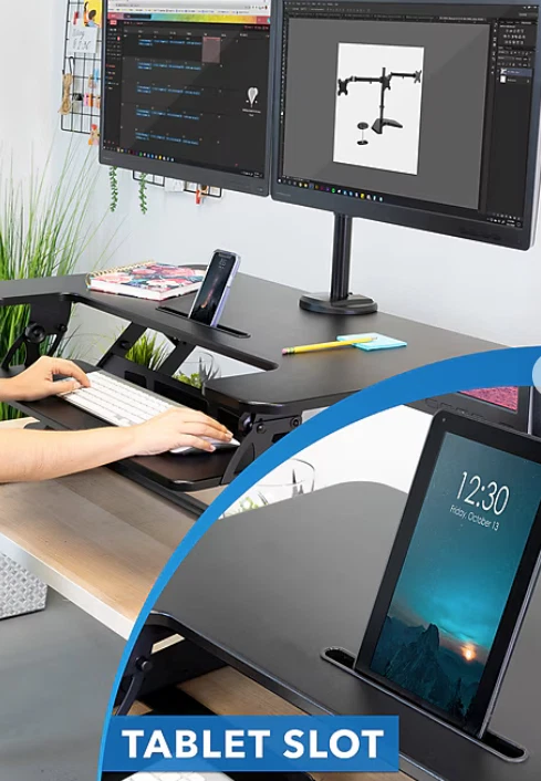 Mount-It! Standing Desk Converter + Dual Monitor Mount - photo 3