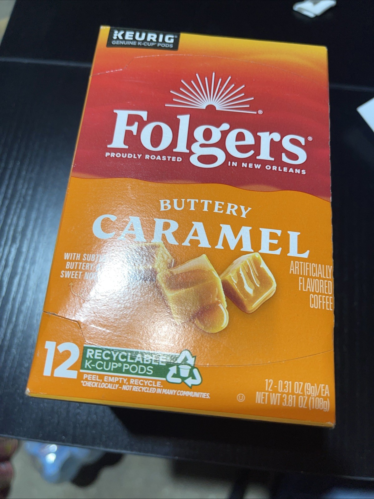 Folgers Buttery Caramel Coffee K-Cups (12 ct)