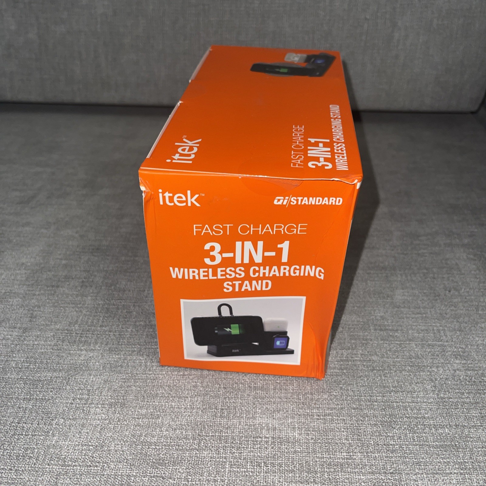 New iTek 3-in-1 Qi Wireless Charging Stand (Black) - photo 4