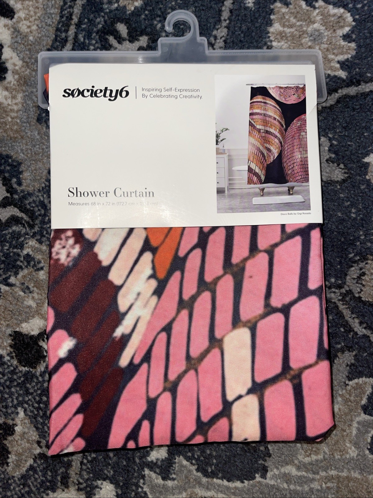 Society 6 Shower Curtain Boho Style New In Packaging