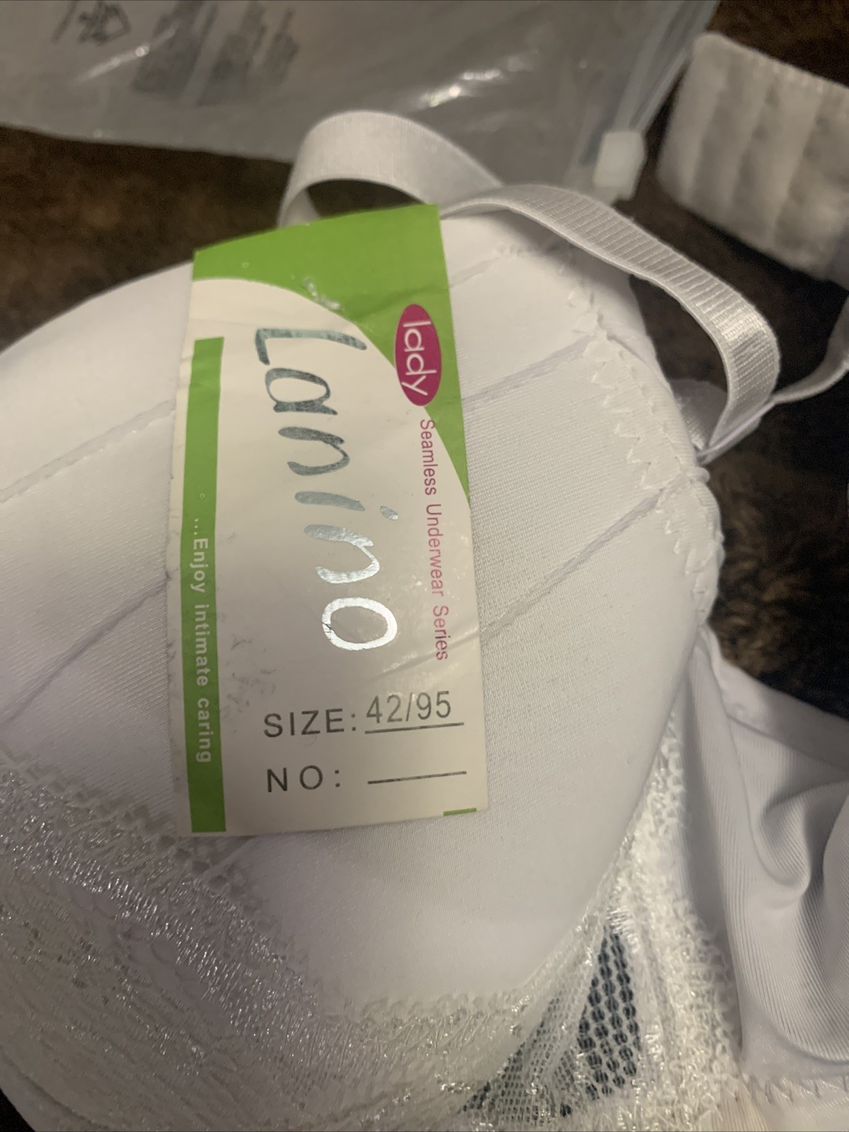 NEW white Lanino push-up bra and panty set Size 42/95 - photo 5