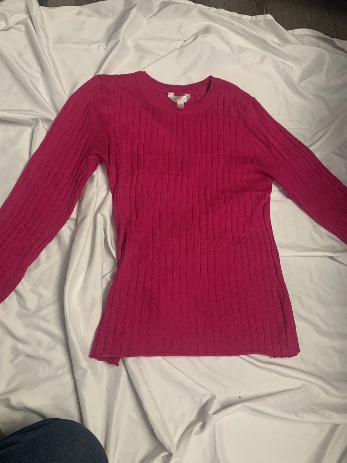 No Boundaries Junior Girls Hot Pink Sweater XXL