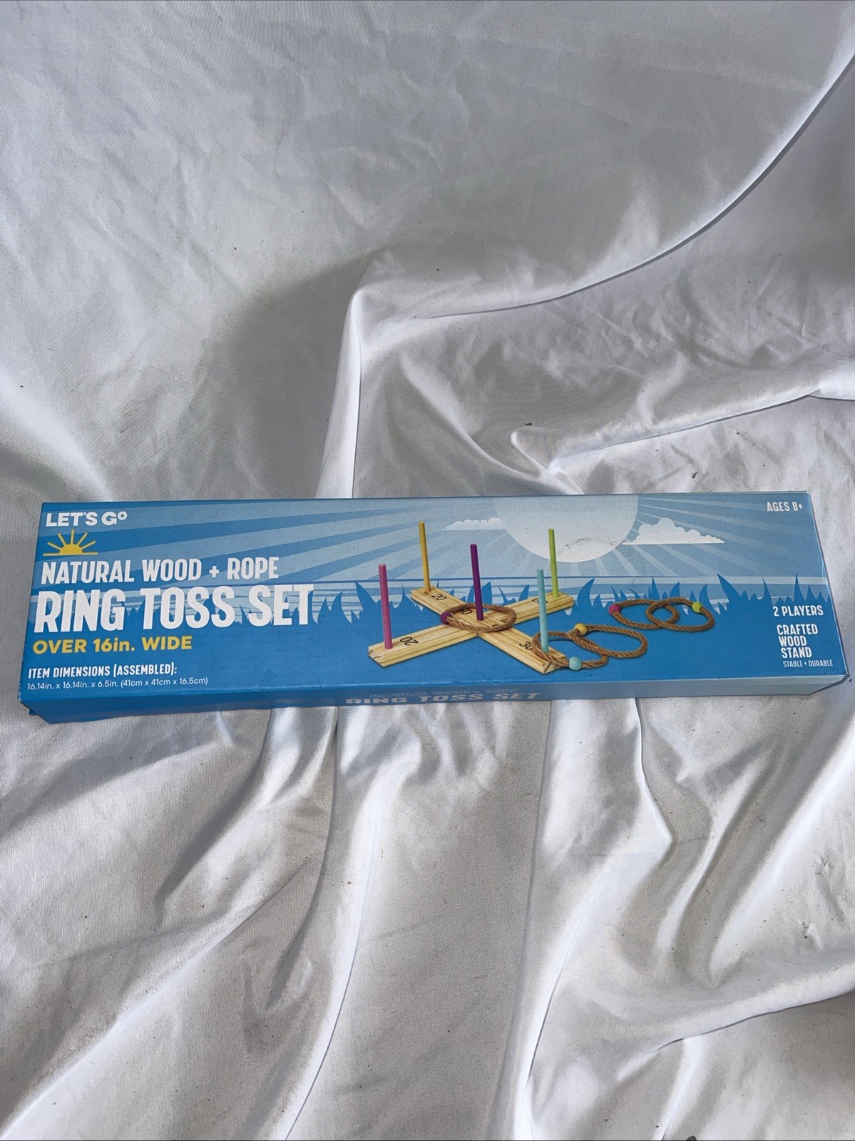 Wooden Ring Toss By Md Sports All Wood Build Game Outdoor Game A