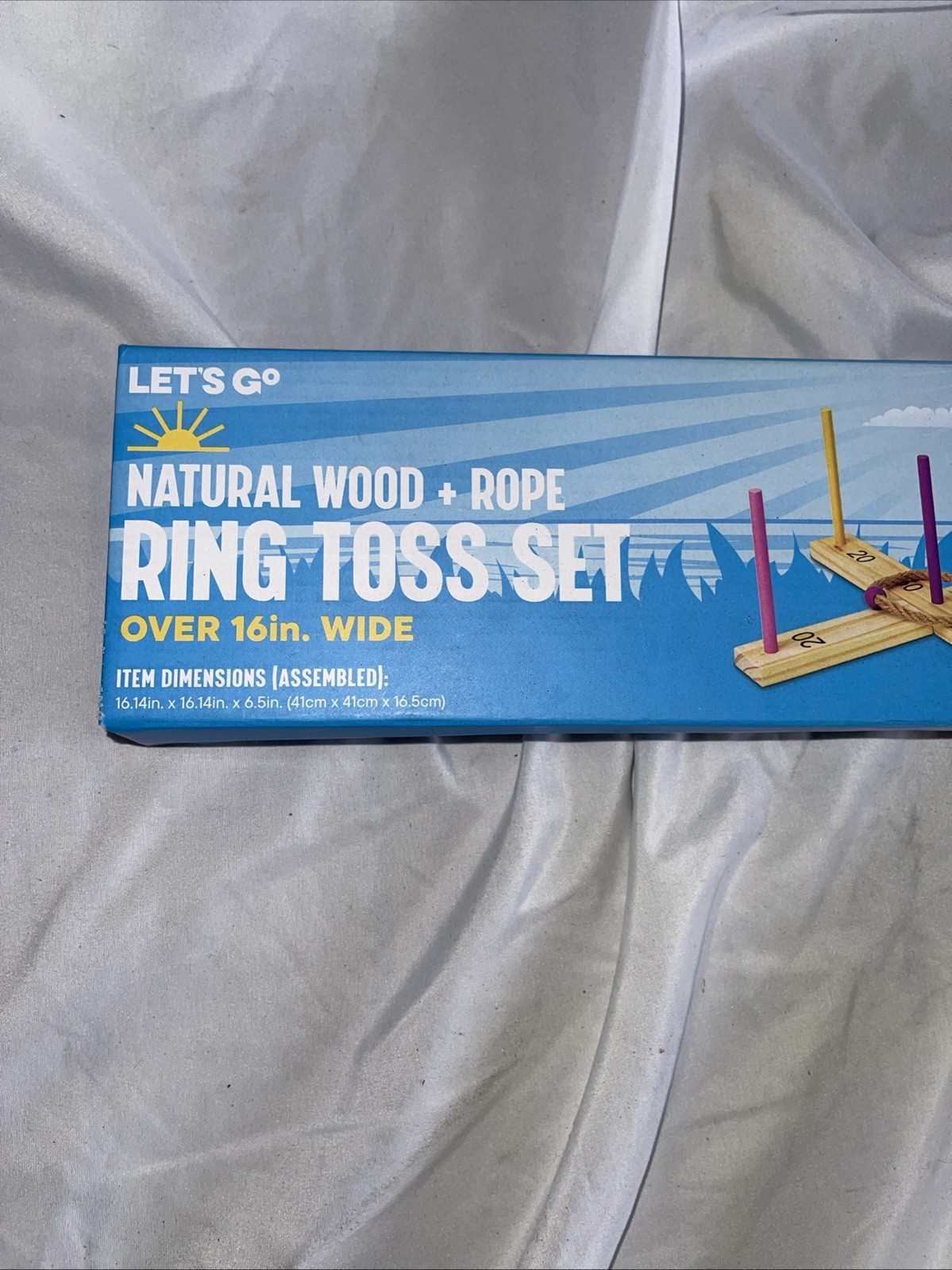 Wooden Ring Toss By Md Sports All Wood Build Game Outdoor Game A - photo 2