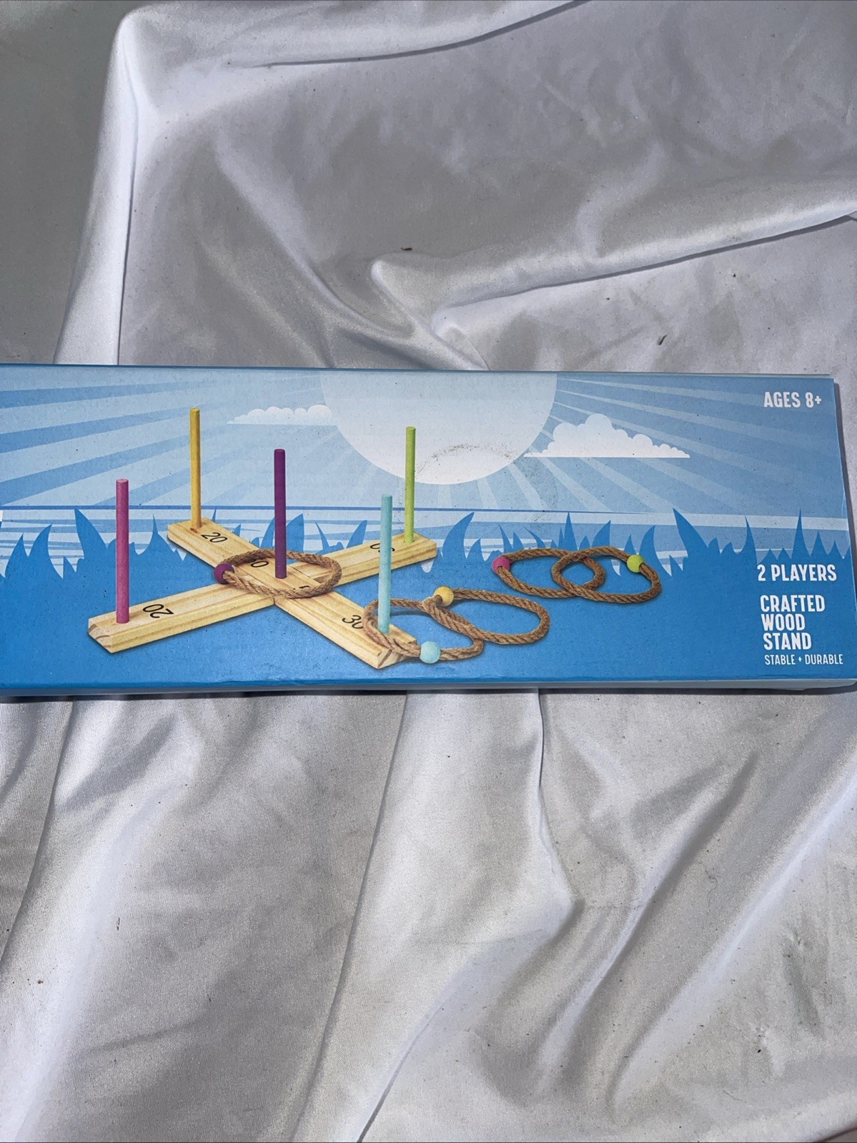 Wooden Ring Toss By Md Sports All Wood Build Game Outdoor Game A - photo 3