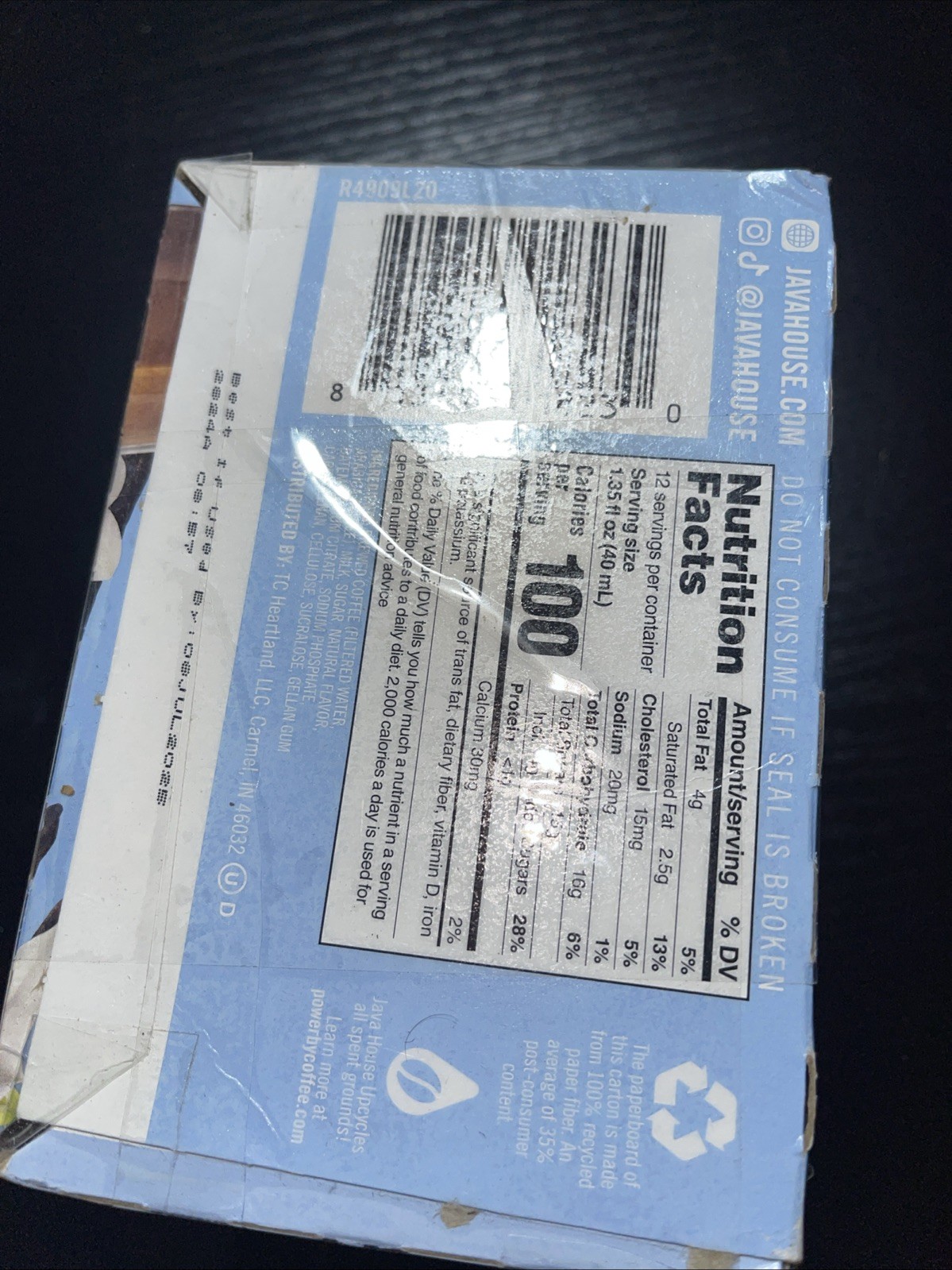 Java House Cold Brew Coffee Vanilla Latte, 12 Pods - photo 3