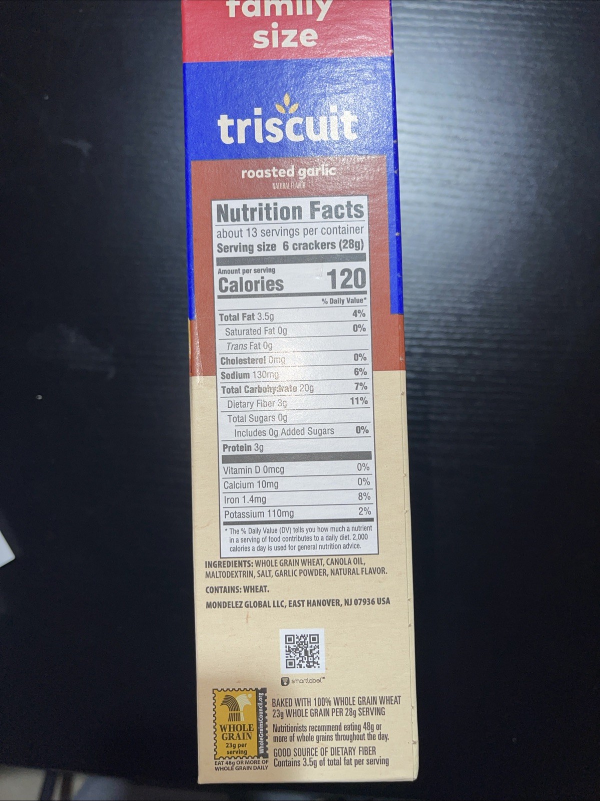 (3 pack) Triscuit Cracked Pepper & Olive Oil Crackers - photo 2