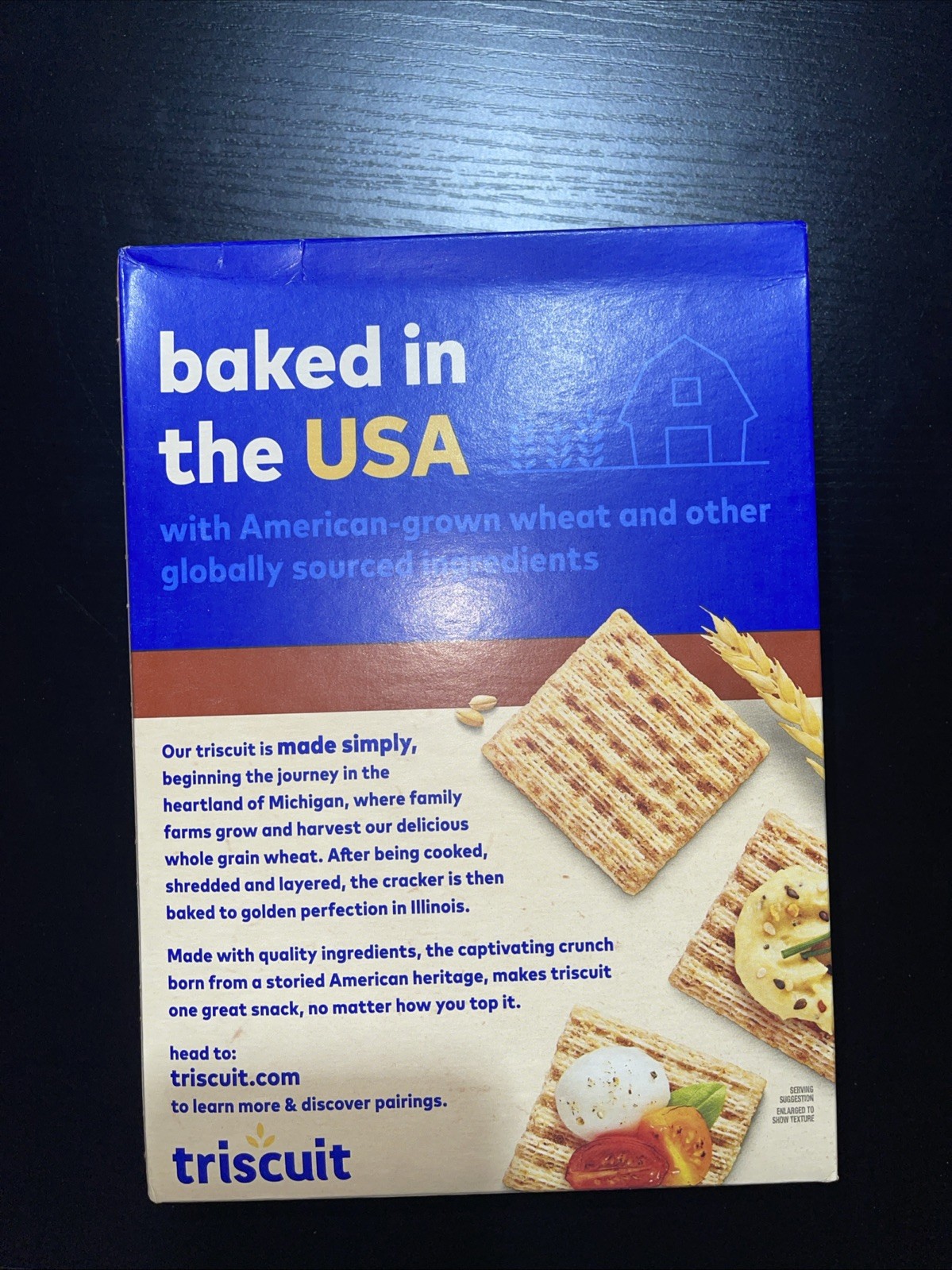 (3 pack) Triscuit Cracked Pepper & Olive Oil Crackers - photo 3