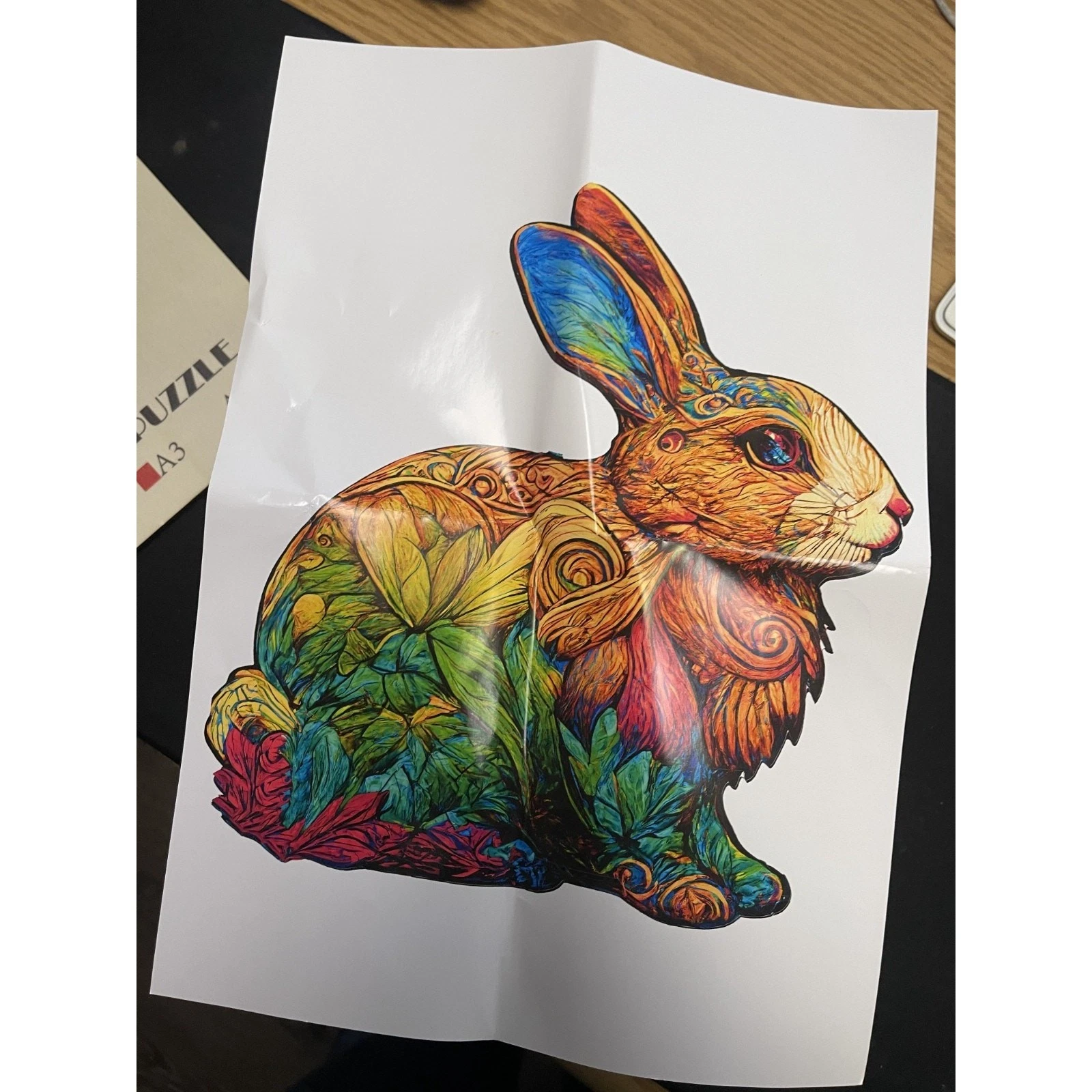 Crafthub Lucky Rabbit Wooden Puzzle - 126 pieces