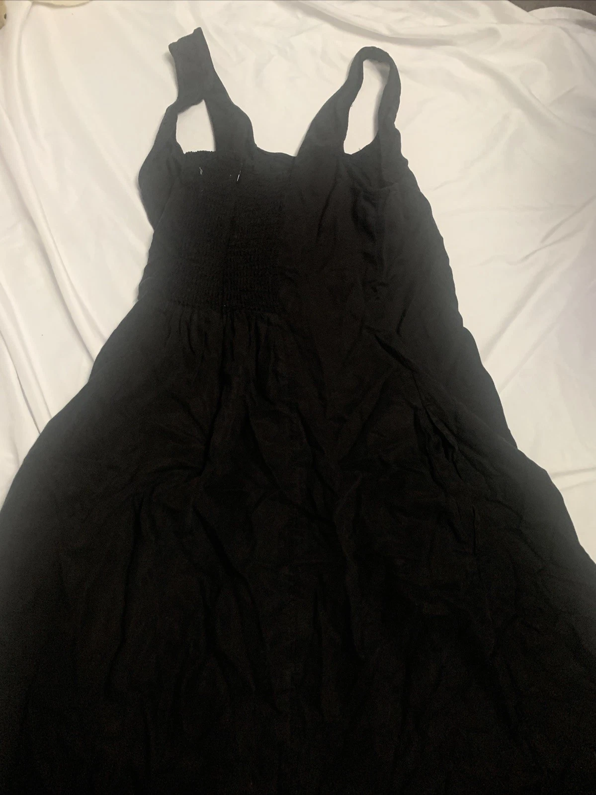 Women's Corset Midi A-Line Dress - A New Day Black Medium - photo 2