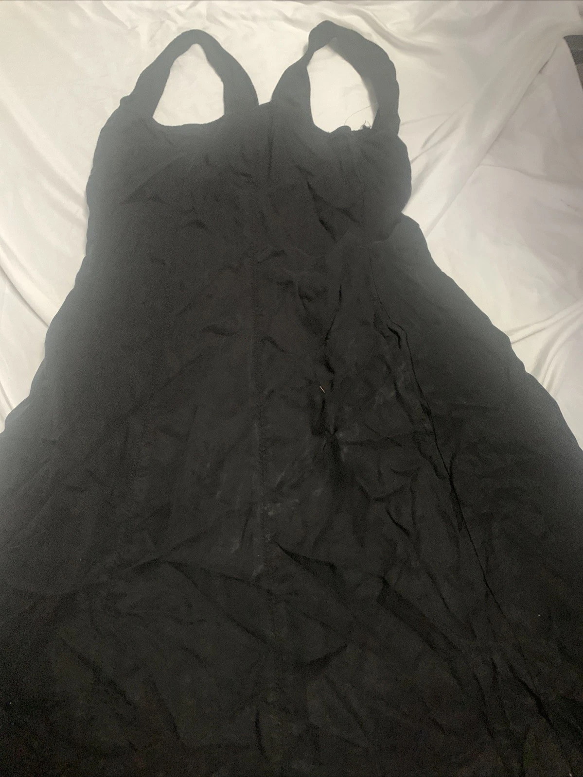 Women's Corset Midi A-Line Dress - A New Day Black Medium - photo 3