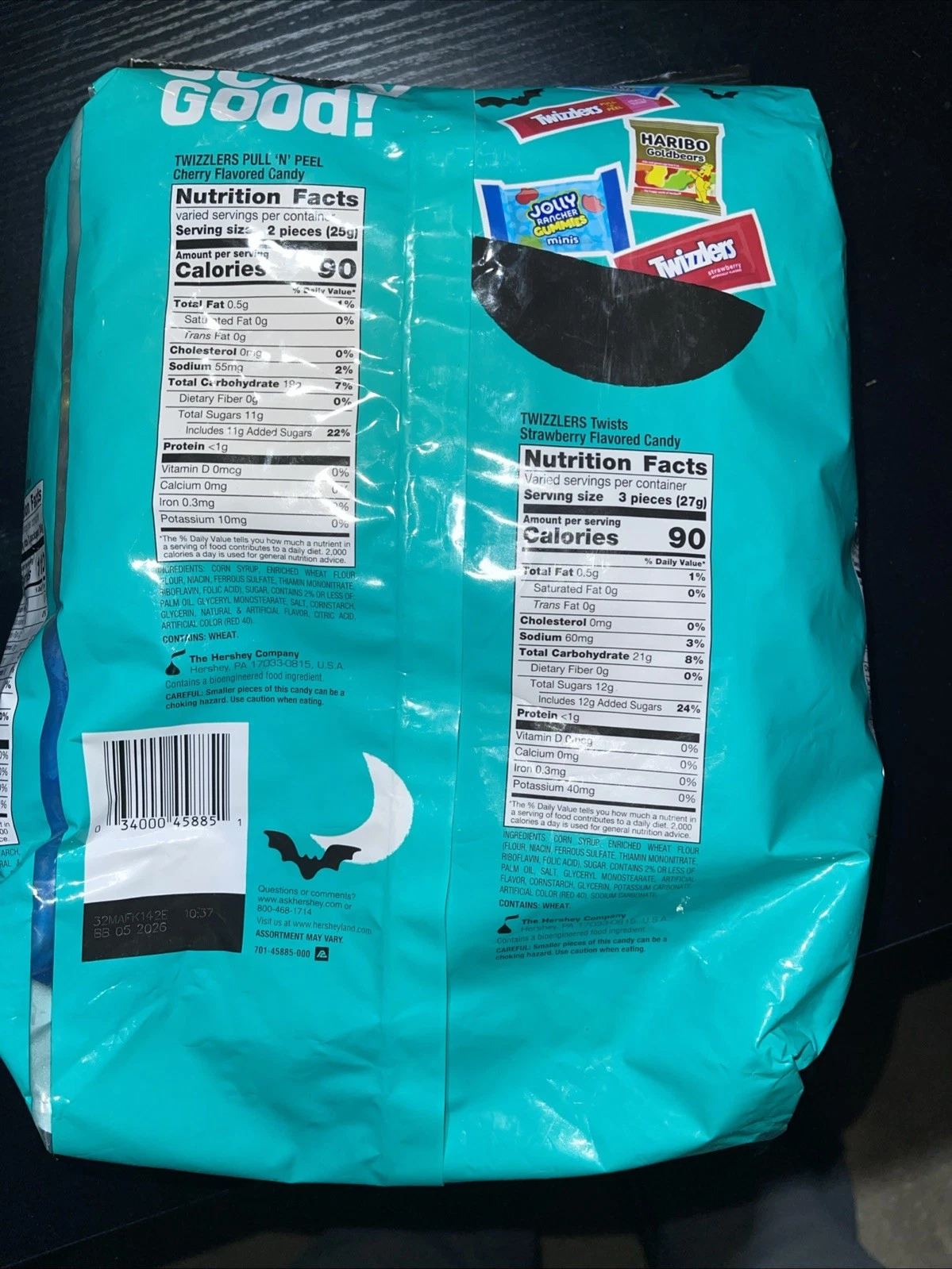 HARIBO, JOLLY RANCHER, TWIZZLERS Assorted Fruit Flavors - 165 Pi - photo 2