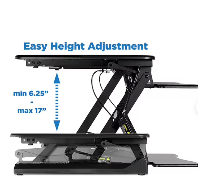 Mount-It! 36"W Manual Adjustable Standing Desk Converter - photo 3