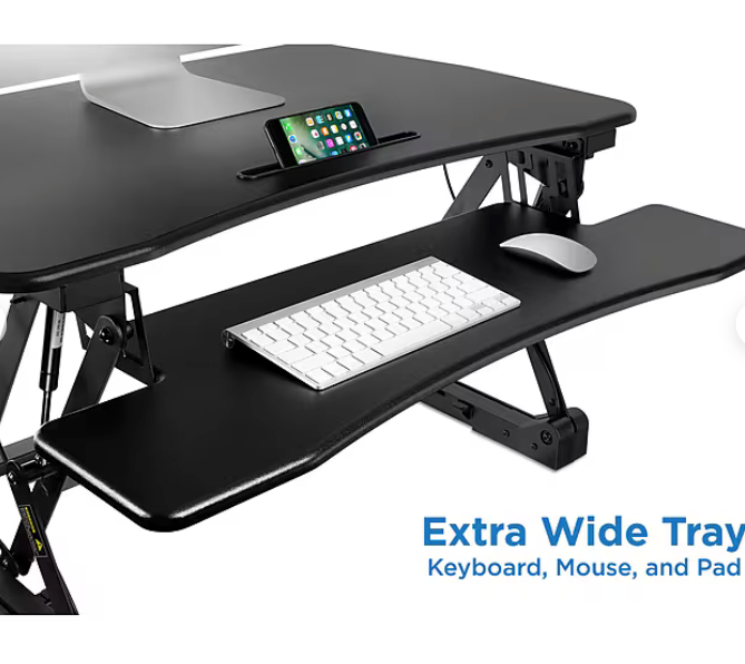 Mount-It! 36"W Manual Adjustable Standing Desk Converter - photo 4