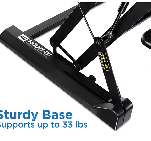 Mount-It! 36"W Manual Adjustable Standing Desk Converter - photo 5