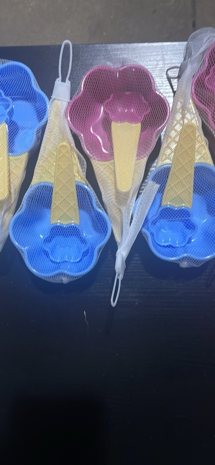 New Ice cream Bowl With Spoon Set Of 6 Bowls And 6 Spoons
