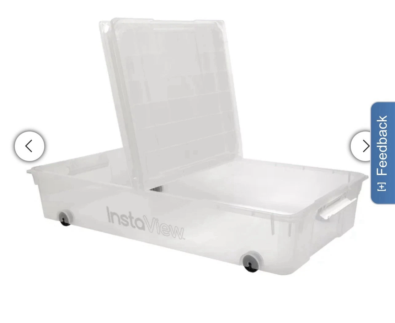 Greenmade Instaview 57 Quart Underbed Storage Bin with Wheels, 2 - photo 3