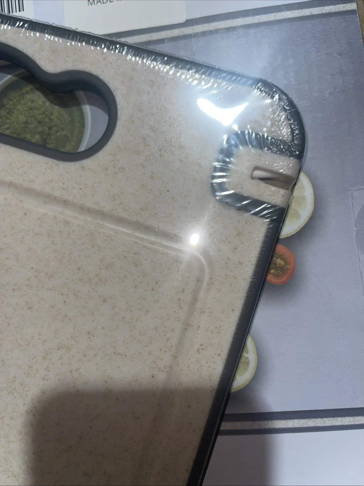 Cutting Board Double-Sided Stainless Steel with Knife Sharpener - photo 4