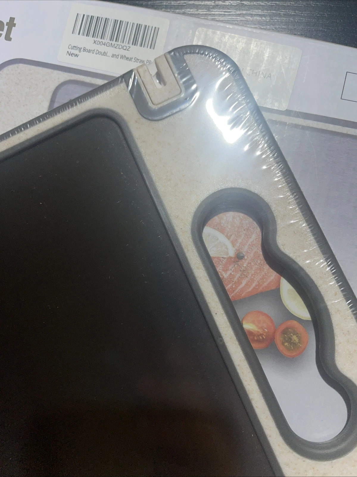 Cutting Board Double-Sided Stainless Steel with Knife Sharpener - photo 5