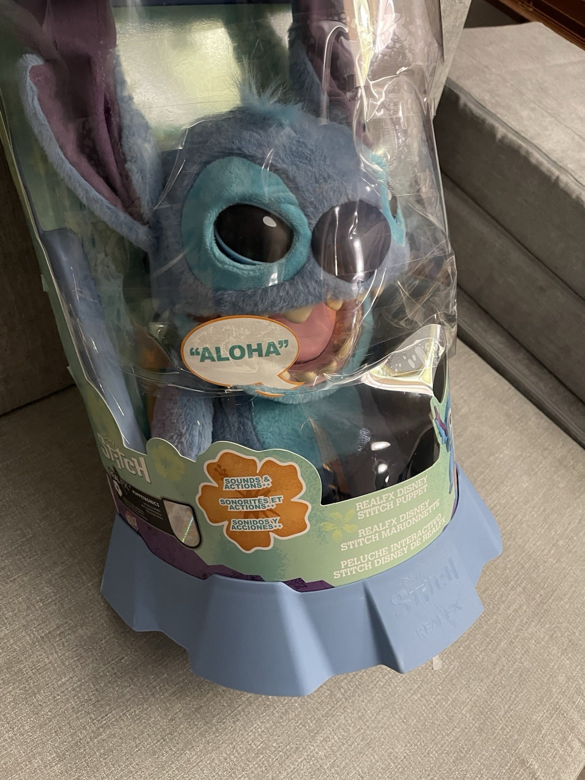 RealFX Disney STITCH Interactive Toy 100 Actions Sounds Animatro - photo 4