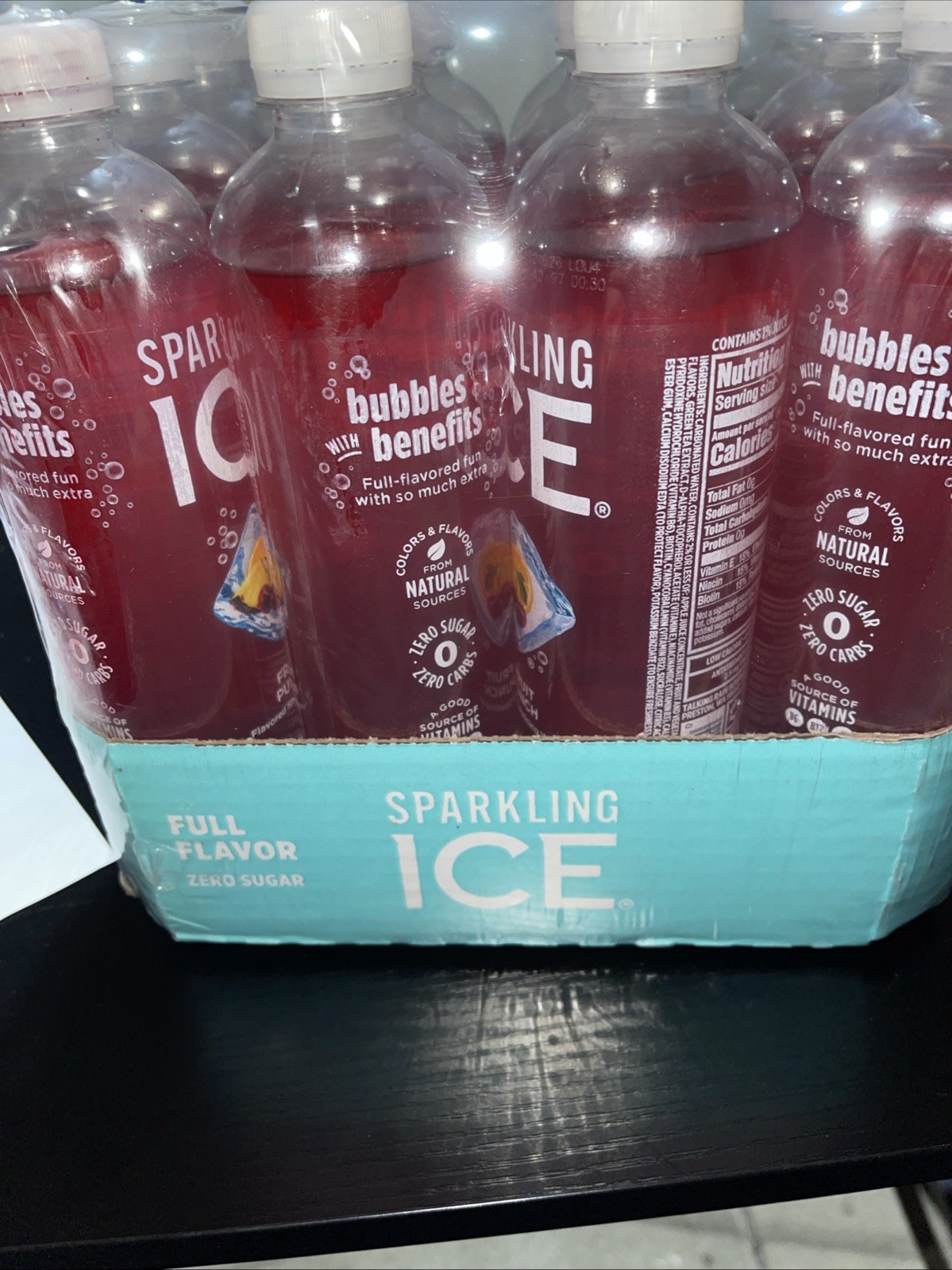 Sparkling Ice Fruit Punch Sparkling Water Zero Sugar - photo 3